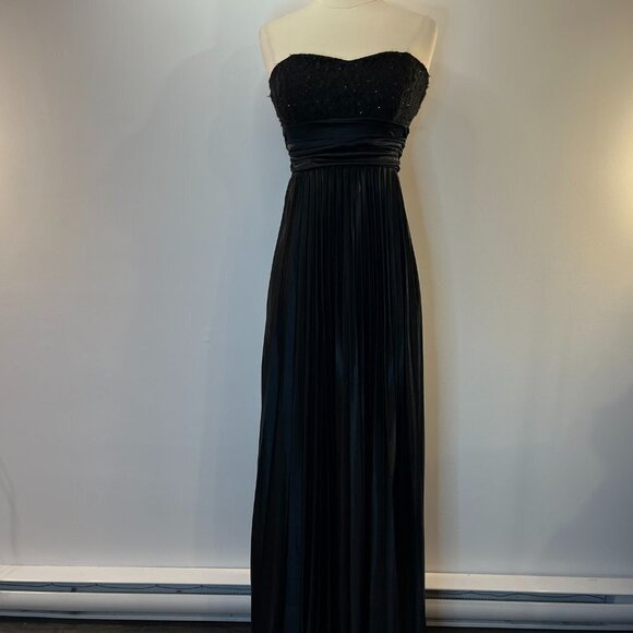 SPEECHLESS Women's Black Pleated Formal Strapless Gown - Size 5 - NWT $119 - Picture 2 of 7
